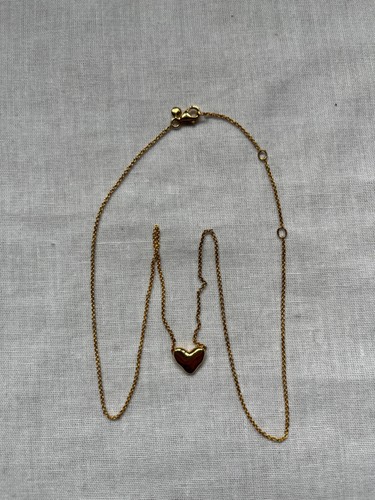 Monica vinader heart chain - monica, vinader.