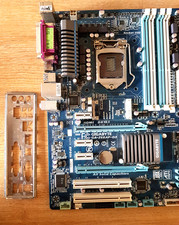 Gigabyte GA-Z68AP-D3 Sandy Bridge ATX Motherboard Backplate IO Shield W10 Pro