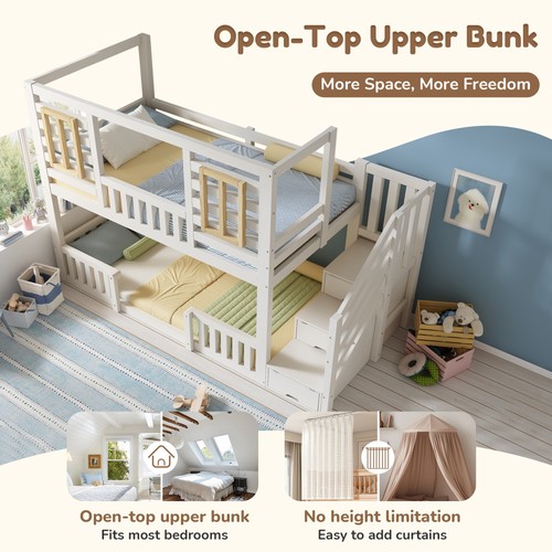 Bunk beds for kids wooden - for, kids,