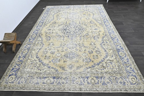 Oushak turkish vintage rug - oushak,