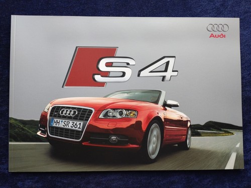 Audi cabriolet brochure - s4, b7