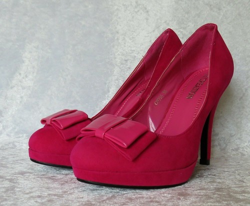 Pink fuschia high heels size - high,