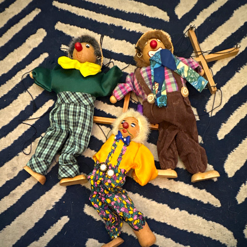 Lot vintage clown - lot,