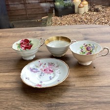 PARAGON MIXED LOT 3 CUPS AND 1 SAUCER