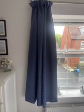 Navy Blue Lined Curtains