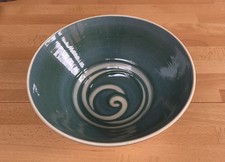 Vintage Marie Seviers Old Hampstead Pottery Hand Painted Bowl Signed 23 Cm D