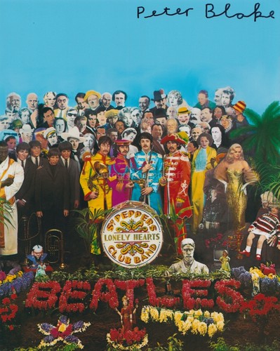 Peter blake hand signed 8x10 - peter,