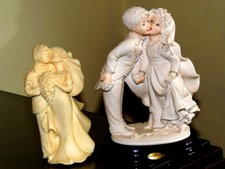 Bride & Groom Ornaments > Two Delightful Ceramic Figurines