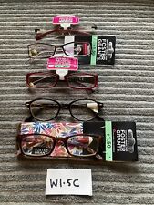 FIVE PAIRS +1.5 Women Designer reading glasses 