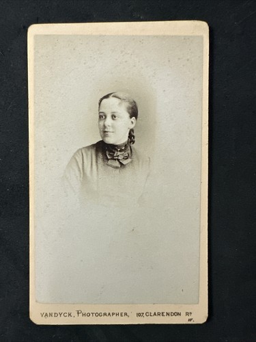 Cdv girl plaits - plaits, by
