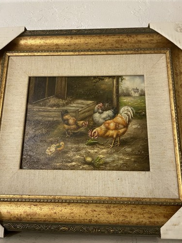 Antique oil painting original