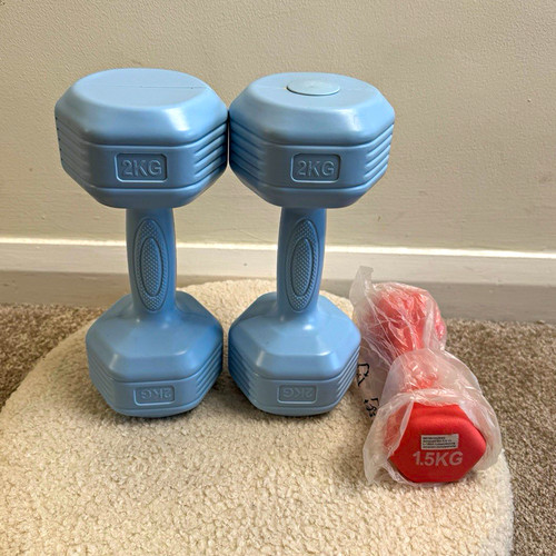 Fixed weight dumbbells - fixed, set