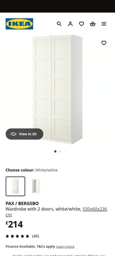 Ikea pax wardrobe - ikea,