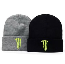 Monster Energy Knitted Hat Duo