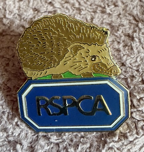 Rspca hedgehog enamel charity - rspca,