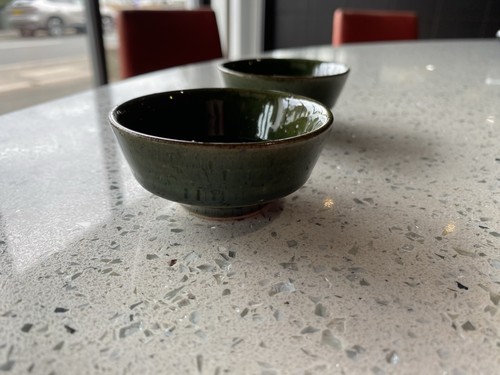 Japanese vintage speckled - x2,