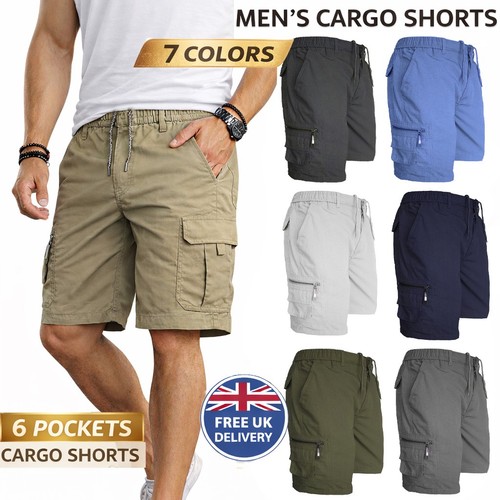 Mens cargo shorts - cargo, multi
