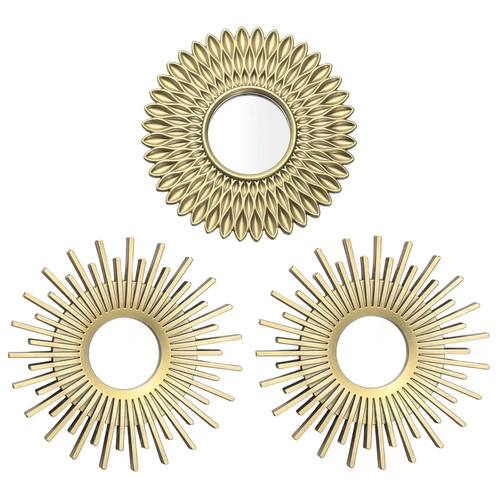 Wall mirrors pack round - wall,