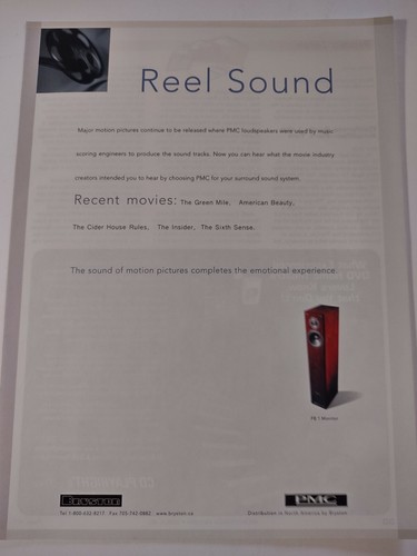 Bryston pmc reel - reel, sound