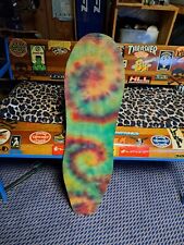 LDP Longboard Skateboard Tie Dye Fibreglass Foam Flex Camber Deck