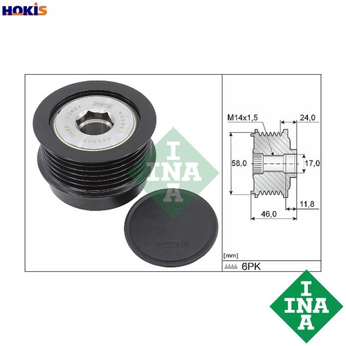 Alternator freewheel clutch - freewheel,