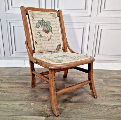 Antique wooden child chair - antique,