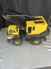 Vtg Tonka Mighty Diesel Crane Truck Yellow Steel 1970/80’s  Construction Toy