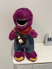 Vintage Barney & Friends Dinosaur Soft Plush 12” Teddy Bear Toy Collectible