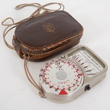 VINTAGE  WESTON MASTER V EXPOSURE METER  ORIGINAL CASE MODEL S461.5  #13