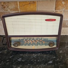 Vintage 1950s PYE P178 Bakelite Valve Radio  Working