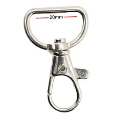 D Ring Lobster Clasps Swivel Trigger Clips Keyring Bag Snap Hook Lanyard Strap