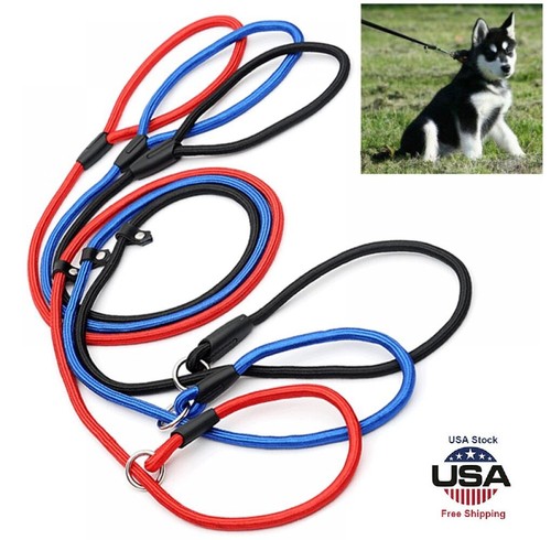 Dog nylon adjustable loop slip - dog,