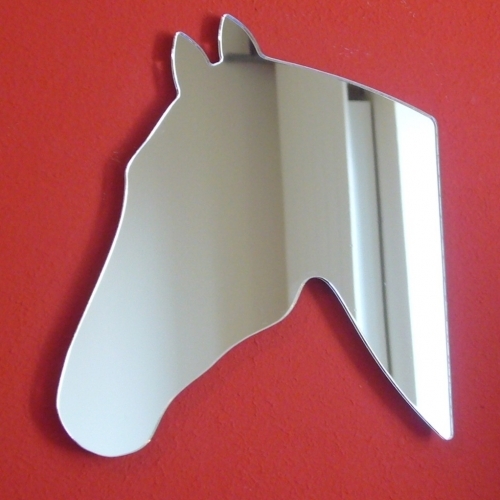 Horses head shaped acrylic - horses,