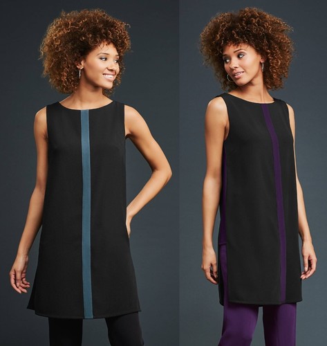 Simon jersey black - black, long