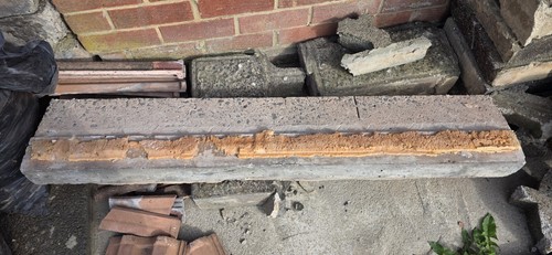 Concrete stone window sill - concrete,