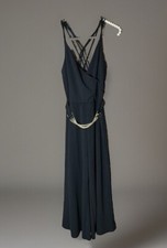 LIPSY CHAIN CAMISTRAP CULOTTE JUMPSUIT FITS SIZE 8 NWT