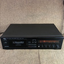 YAMAHA KX-650 RS 3 HEAD DUAL CAPSTAN Stereo Cassette Tape Deck Needs Repair