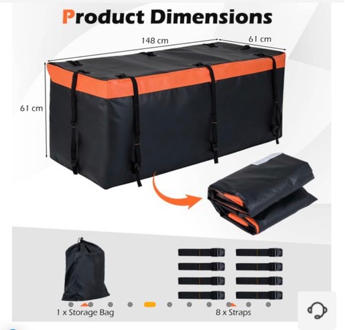 Hitch mount cargo carrier - hitch, bag