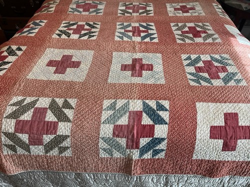 Antique quilt hand stitched - antique,