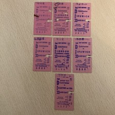 Railway. TICKET,   (.  7.  X. Colchester. Tickets.  )