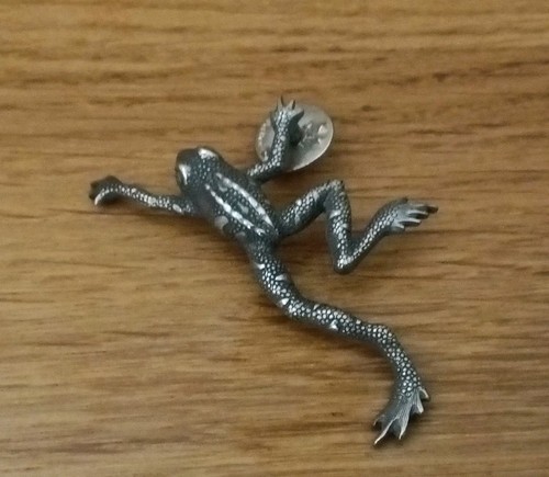 Vintage jonette pewter - jonette, frog