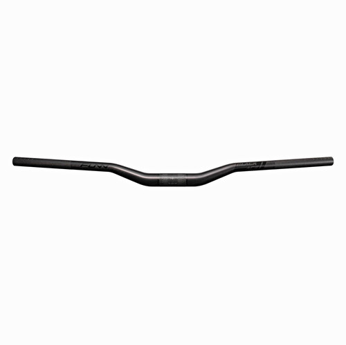Black riser bicycle handlebar - black,