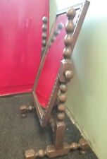 Vintage Oak Swing Mirror 