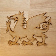 Laser Cut MDF Welsh Dragon