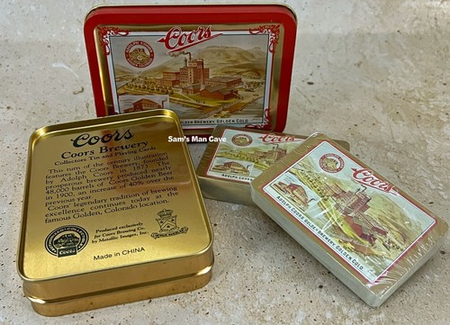 Coors brewery playing cards - playing,