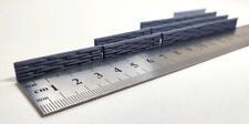 1:148  N Gauge Stone  Wall Garden Wall Railway Scenery Wargame (DARK GREY)