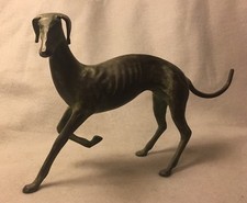 Bronze Whippet Figurine