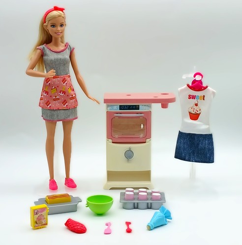Barbie doll bakery playset - barbie,