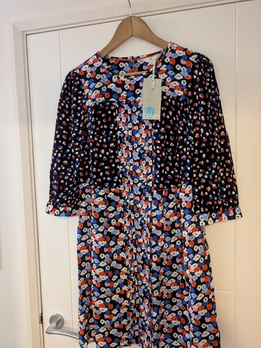 Boden floral viscose dress - boden,