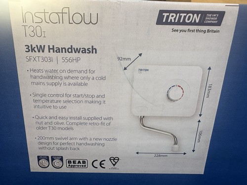 Triton t30i instaflow - t30i, handwash